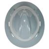 MSA 475367 V-Gard Full-Brim Hard Hat With Fas-Trac III Ratchet Suspension | Polyethylene Shell, Superior Impact Protection, Self Adjusting Crown Straps - Standard Size in Navy Gray view 4