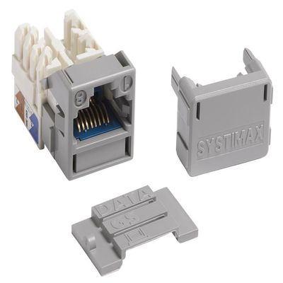 Systimax MGS600-270 GigaSPEED X10D MGS600 Series Category 6A Information Outlet, Gray