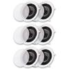 Acoustic Audio CS-IC83 in Ceiling 8" Speaker 3 Pair Pack 3 Way Home Theater 2100 Watt view 1