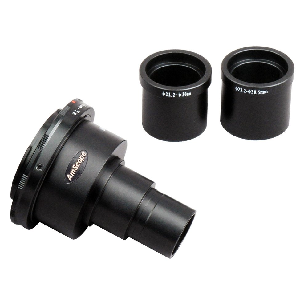 AmScope CA-NIK-SLR-II Nikon SLR / D-SLR Camera Adapter for Microscopes - Microscope Adapter