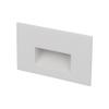WAC Landscape Lighting, LEDme 120V LED Horizontal Indoor and Outdoor Step and Wall Light Amber 1800K LED in White view 2