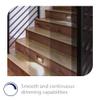WAC Landscape Lighting, LEDme 120V LED Horizontal Indoor and Outdoor Step and Wall Light Amber 1800K LED in White view 3