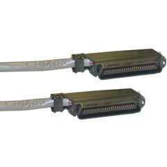 PCCONNECT CAT3 25 Pair Male/Male Telco Trunk Cable, 90 Degree Orientation, 50 feet Cable