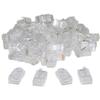 PCCONNECT RJ45 CAT 5(8P8C) Crimp Connector, no Load bar for Stranded and Solid (100 Pcs Per Bag) view 1