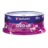 DVD+R Discs, 4.7GB, 16x, Spindle, Silver, 25/Pack view 2