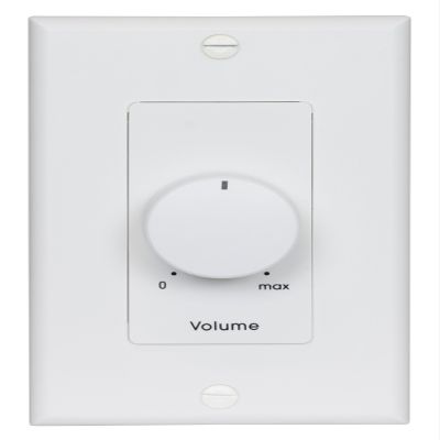 Lowell 100LVC-PA-DW 100 Watt 25/70/100 Volt Remote Volume Control (White)