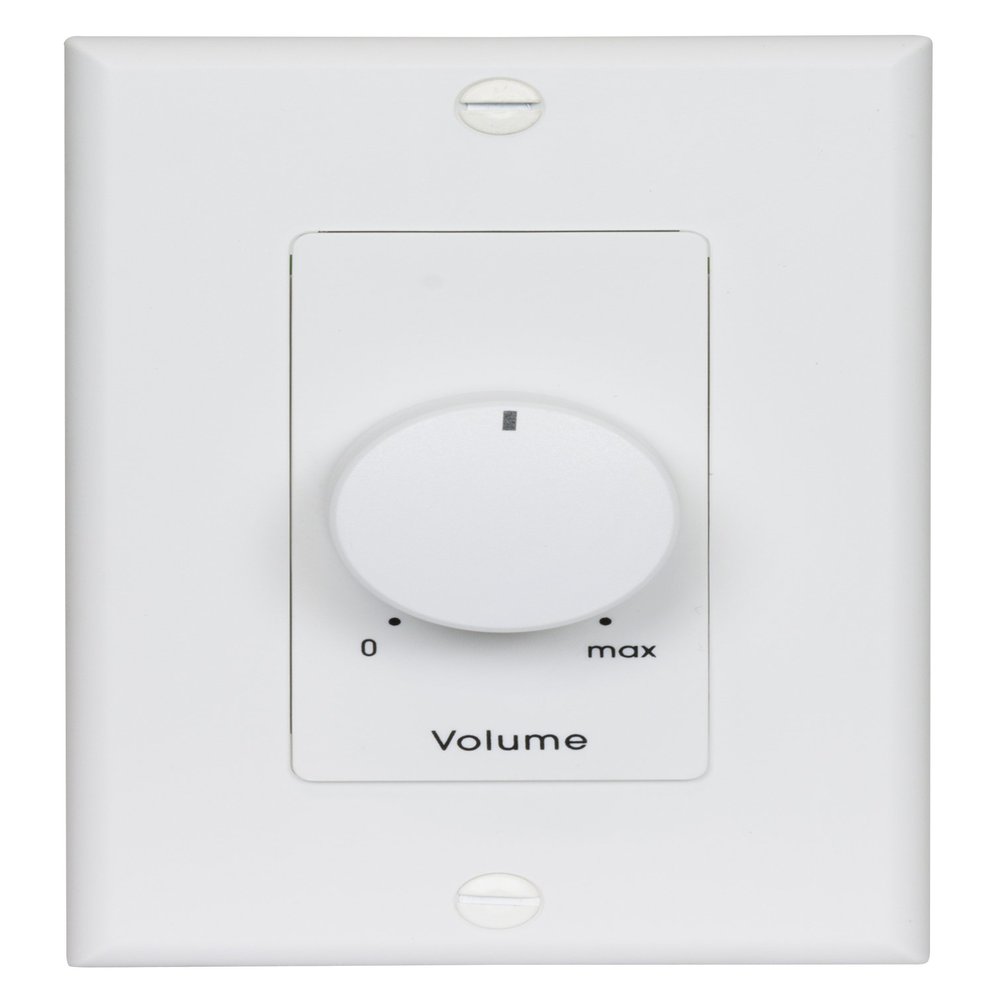 Lowell 100LVC-PA-DW 100 Watt 25/70/100 Volt Remote Volume Control (White)