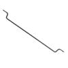 Lowell CMR Cable Management Rods 1.5-Inch Offset, 10-Pack; 0.25-Inches Diameter Cold Rolled Steel; 19-Inches Wide, 1.5-Inch Offset Rod; Black Finish view 1