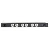 Lowell ACR-1507-GNLT PDU with 7 (15A) Outlets, Gooseneck Lights; 7 (15A) Outlets (1 Unswitched in Front, 4 Unswitched in Rear, 2 Switched in Rear); Rocker Switch; XLR Connectors view 3