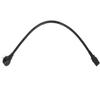 Lowell IEC-18-90RX10 15A Power Cord, 18-Inches Long, 90-Degree Right Plug, 10-Pack, 14-Gauge Cord, IEC 60320-1/C13 on 1 End and NEMA 5-15P Plug on Other End view 1
