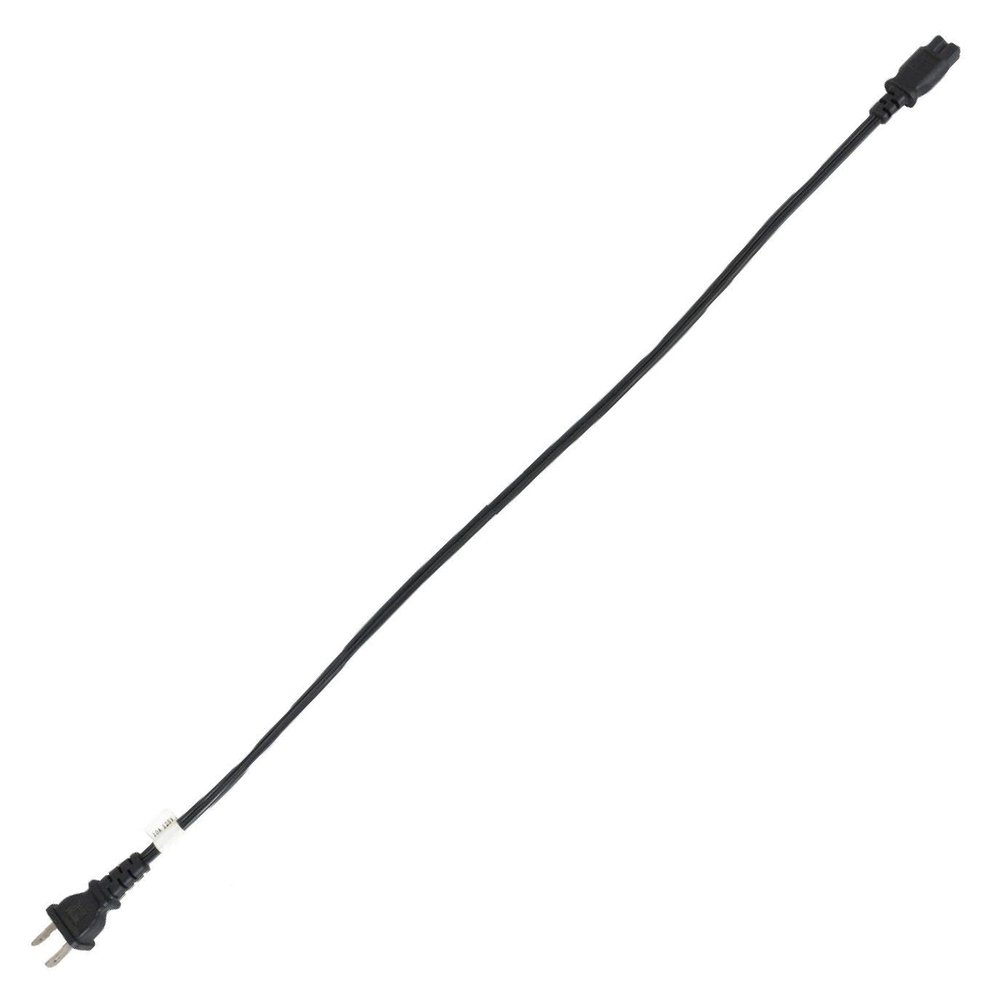Lowell IEC-18-SATX10 15A IEC Power Cord with Flat Conductors for Satellite/Cable, 18 Inches Long, 10 Pack; IEC 60320-C7 on One End and NEMA 1-15P Plug on the Other End