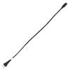 Lowell IEC-18-SATX10 15A IEC Power Cord with Flat Conductors for Satellite/Cable, 18 Inches Long, 10 Pack; IEC 60320-C7 on One End and NEMA 1-15P Plug on the Other End view 1