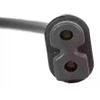 Lowell IEC-18-SATX10 15A IEC Power Cord with Flat Conductors for Satellite/Cable, 18 Inches Long, 10 Pack; IEC 60320-C7 on One End and NEMA 1-15P Plug on the Other End view 2