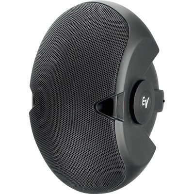 Electro-Voice EVID 4.2T 4" Two-Way Surface-Mount Loudspeaker, 70V/100V Transformer, 65Hz-20kHz Frequency Response, 8Ohm Nominal Impedance, Pair, Black