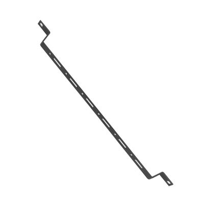 Lowell CMFW-2 Flatwire Manager 1.75-Inches Offset, 10-Pack; 19 Inches Wide; 11-Gauge Steel Construction; Black Finish; Smooth Rounded Edges; Multiple Tie-Down Slots and Holes; Robust Design