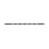 Lowell CMFW Flat Wire Cable Manager, 10-Pack; 19 Inches Wide; 11-Gauge Steel Construction; Black Finish; Smooth Rounded Edges; Multiple Tie-Down Slots and Holes; Robust Design view 1