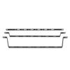 Lowell CMFW Flat Wire Cable Manager, 10-Pack; 19 Inches Wide; 11-Gauge Steel Construction; Black Finish; Smooth Rounded Edges; Multiple Tie-Down Slots and Holes; Robust Design view 2