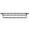 Lowell CMFW Flat Wire Cable Manager, 10-Pack; 19 Inches Wide; 11-Gauge Steel Construction; Black Finish; Smooth Rounded Edges; Multiple Tie-Down Slots and Holes; Robust Design view 3
