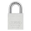 ABUS 83IC/50 S2 SFIC Small Format Interchangeable Core Brass Chrome Plated All Weather Rekeyable Padlock w/o core with 1 Inch Shackle view 1