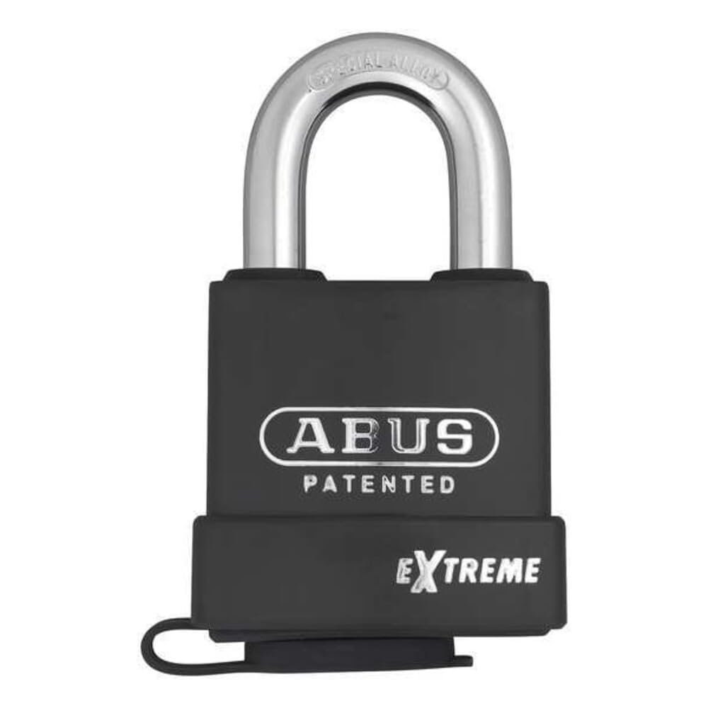 Abus 83WP-IC/63 S2 SFIC Small Format Interchangeable Core Weather Proof Solid Steel Rekeyable Padlock w/o core with 1.375 Inch Shackle