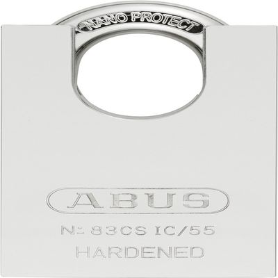 ABUS 83CS-IC/55 Small Format Rekeyable Chrome Plated Brass Padlock