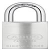 ABUS 83/50-300 S2 Schlage 50mm All Weather Solid Brass Chrome Plated Rekeyable Padlock with 1 Inch Shackle, Zero-Bitted view 1