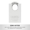 ABUS 83CS/55-300 Schlage Rekeyable Chrome Plated Brass Padlock, Zero Bitted view 2