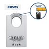 ABUS 83CS/55-300 Schlage Rekeyable Chrome Plated Brass Padlock, Zero Bitted view 3
