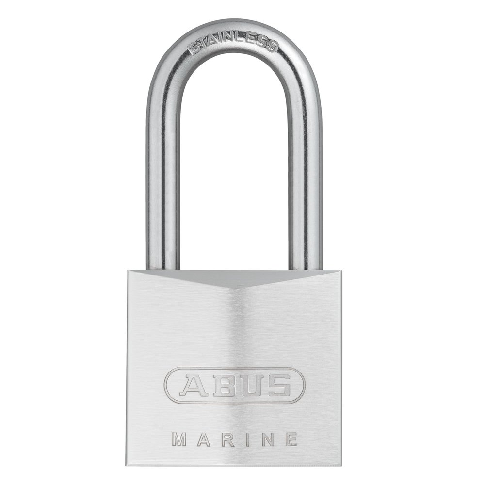 ABUS 75IB/40HB40 Stainless Brass Lock with 2 Keys for Outdoor, Storage