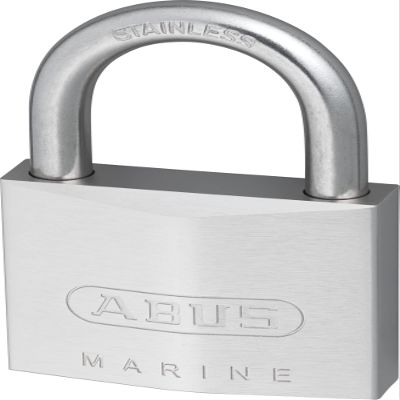 ABUS 75IB/50 KD Marine Grade Chrome Plated Brass Padlock