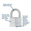 ABUS 75IB/50 KD Marine Grade Chrome Plated Brass Padlock view 3