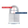 ABUS 75IB/50 KD Marine Grade Chrome Plated Brass Padlock view 4