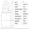 ABUS 70IB/50 C Solid Brass Weatherproof Padlock Keyed Different view 4