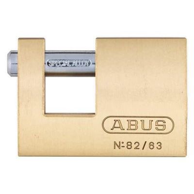 ABUS 82/63 Monoblock Brass Padlock Keyed Different