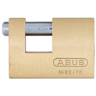 ABUS 82/70 Monoblock Brass Padlock Keyed Different