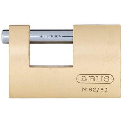 ABUS 82/90 Monoblock Brass Padlock Keyed Different