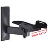 VideoSecu Side Clamping Bookshelf Speaker Wall Mount - Sturdy Steel Gripping Bracket (one Pair) 3LH view 3