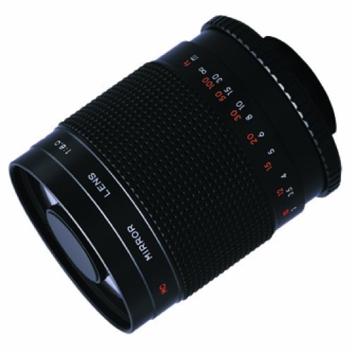 Bower High-Power 500mm f/8.0 Telephoto Mirror Lens (SLY5008) + 2X (Doubles The Zoom to 1000mm) for Olympus OM-D E-M5, Pen E-PM1, Pen E-PL3, Pen E-PL5, Pen E-P3 & E-PM2