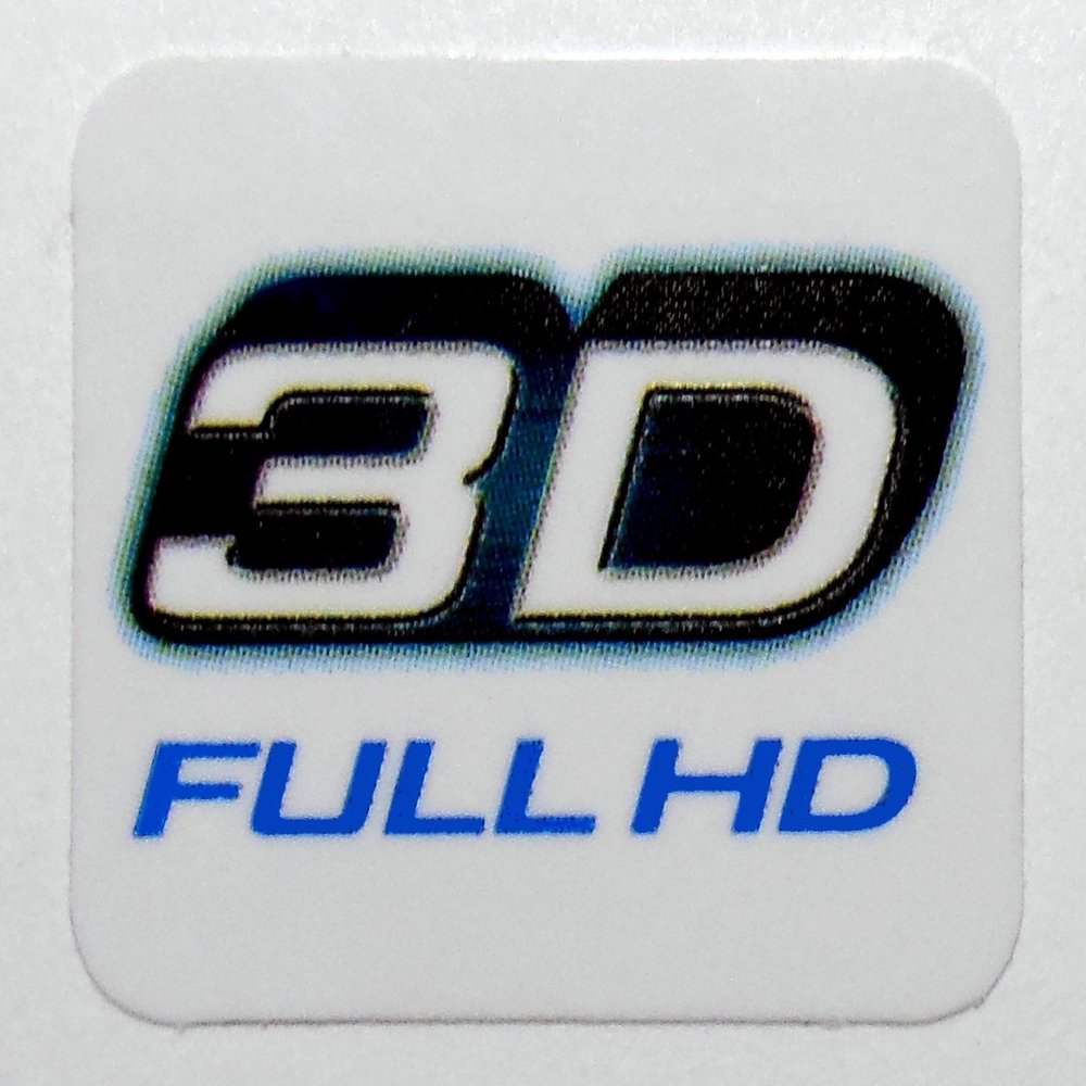 3D Full HD Sticker 18 x 20mm [638]