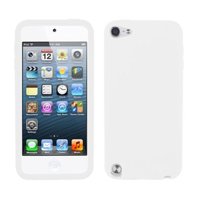 Asmyna Solid Skin Cover Translucent White for iPod touch 5