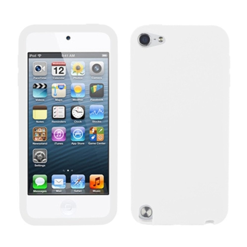 Asmyna Solid Skin Cover Translucent White for iPod touch 5