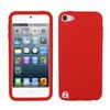 Asmyna Solid Skin Cover Red for iPod touch 5 view 1