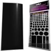 LightDims Black Out Edition - for Maximum Light Dimming (2 Sheets) Shapes & Uncut Sheet for Electronics & Appliances. Blocks 100% of Light, in Retail Packaging. Not for use on Recording Devices. view 1