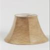 Urbanest Set of 6 Chandelier Lamp Shade 6-inch Bell, Faux Leather, Clip On view 2