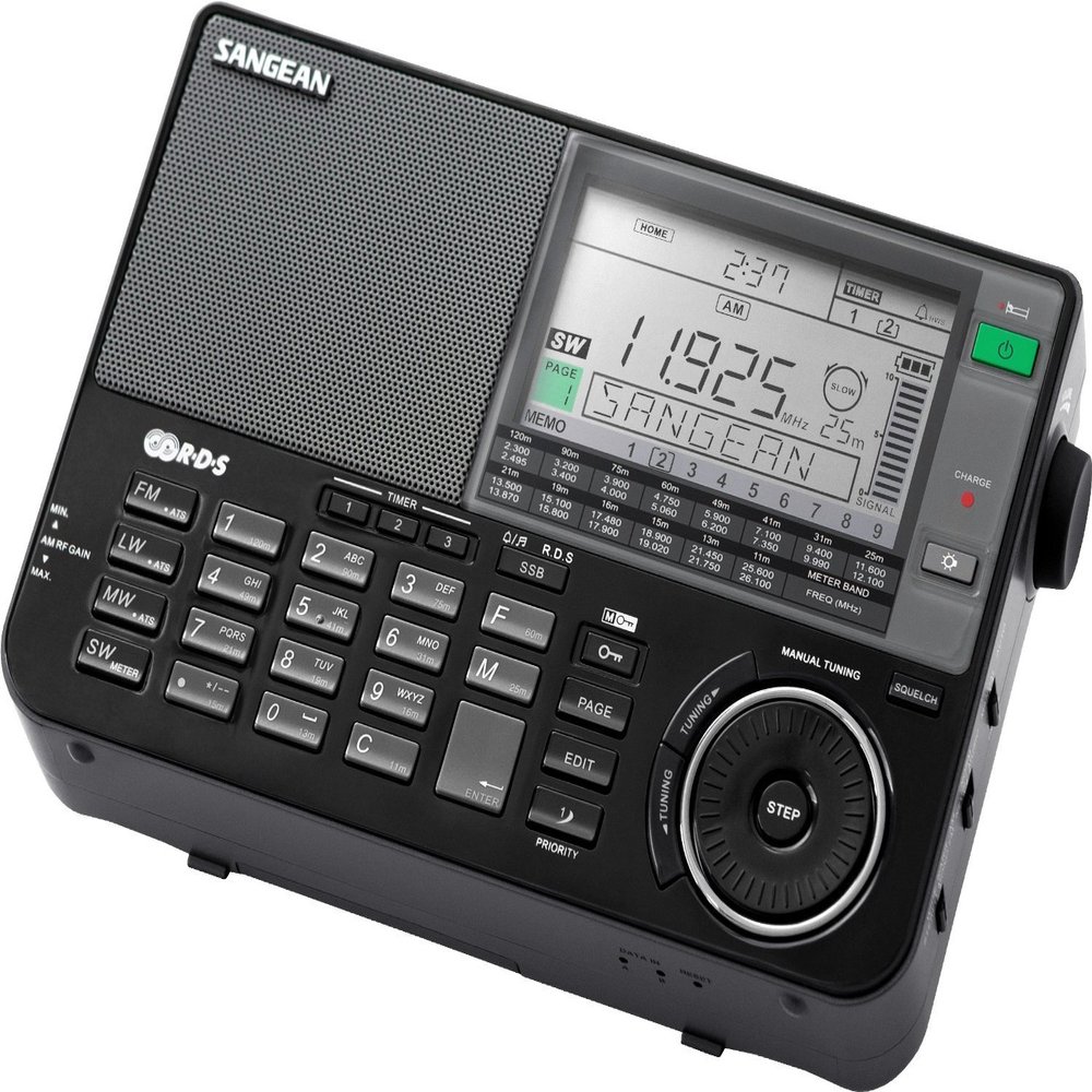 Sangean ATS-909X AM/FM/LW/SW World Band Receiver (Black) with Mini Tool Box (fs)
