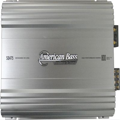 American Bass Sq475 800w 4 Ch Car Audio Amplifier Amp 4 Channel 800 Watt