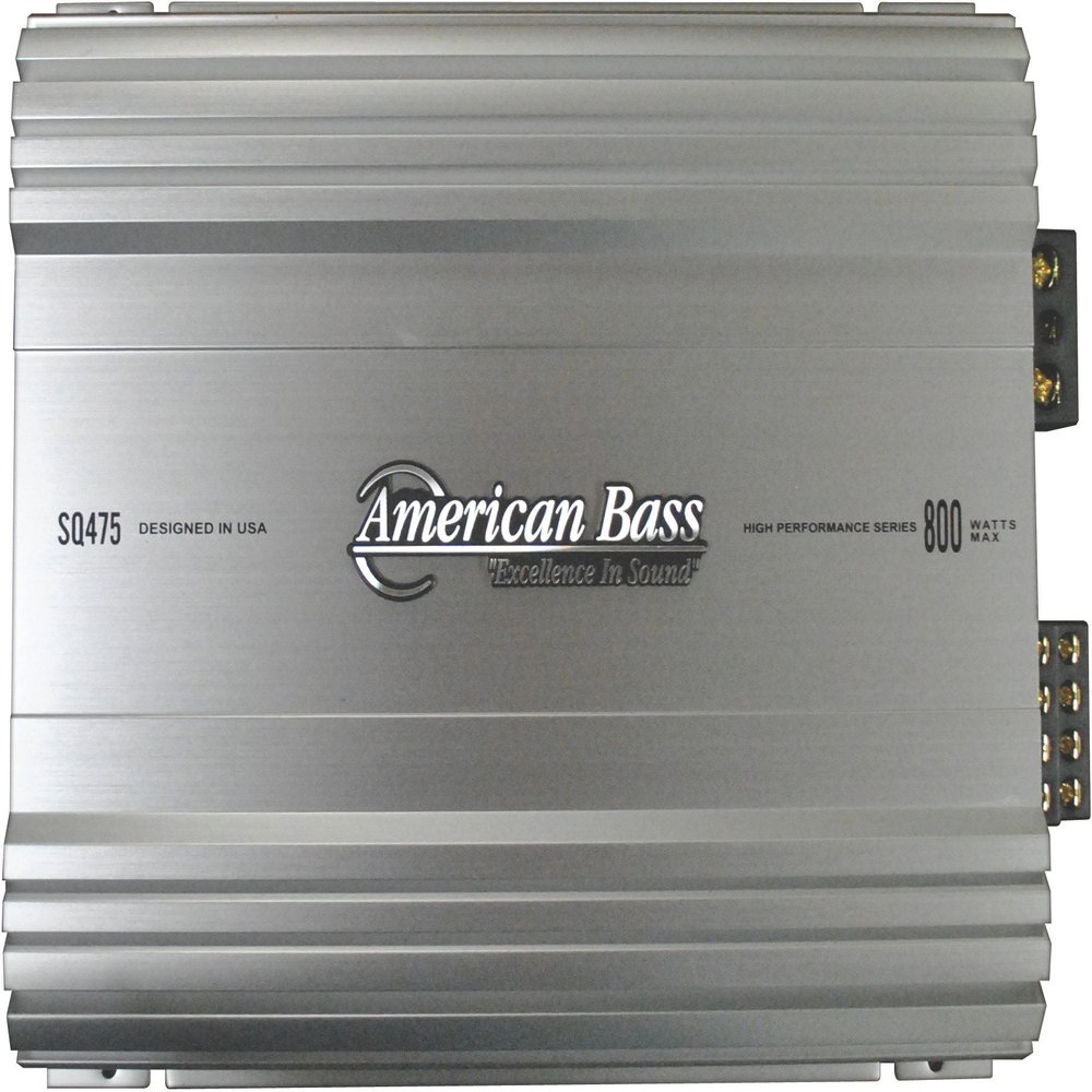 American Bass Sq475 800w 4 Ch Car Audio Amplifier Amp 4 Channel 800 Watt