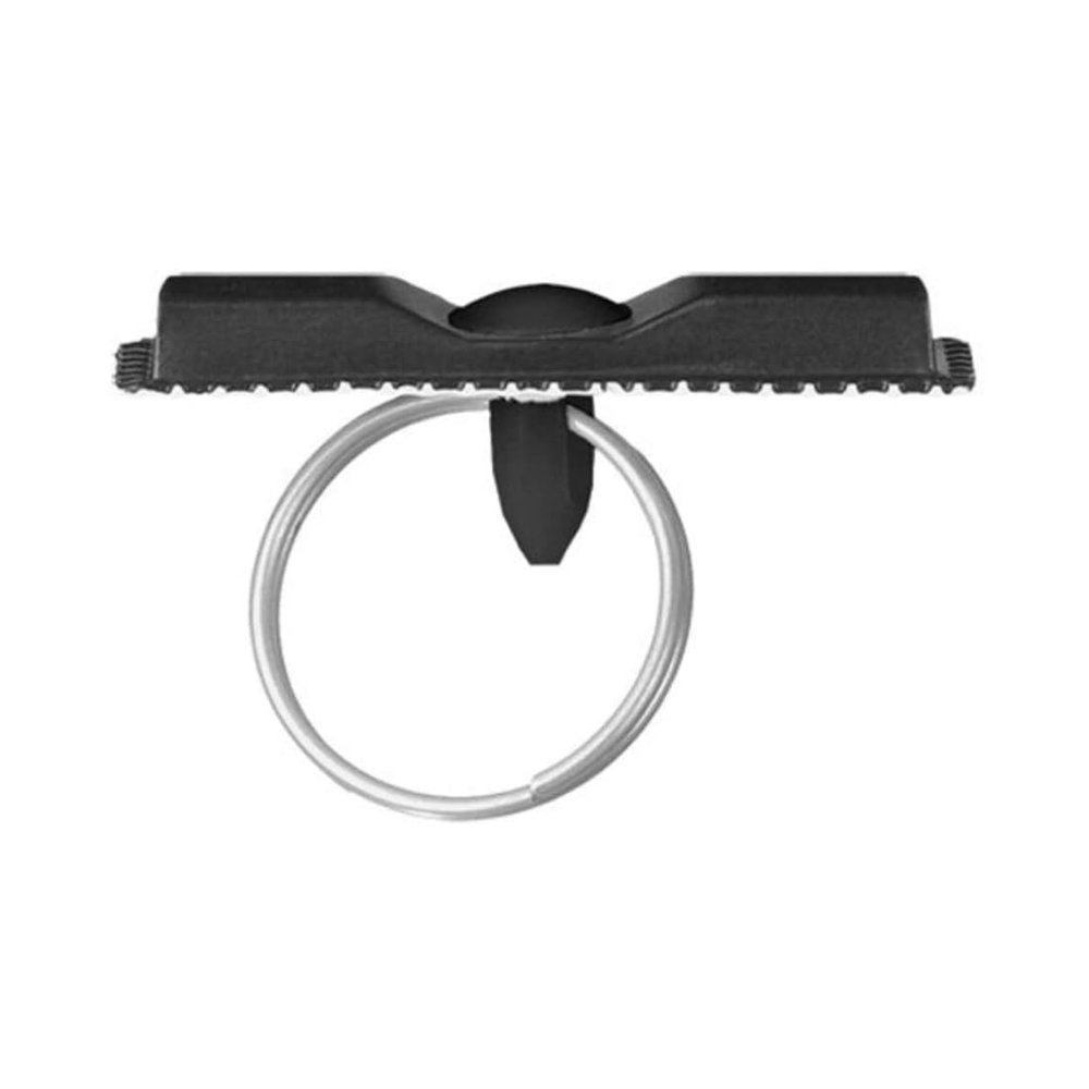Clik-Clik Regular ClikMagnet Ceiling Hooks - Strong Magnets to Hang Displays, Signs, and More - Magnets with 5 lbs Pull - Pack of 6, Black