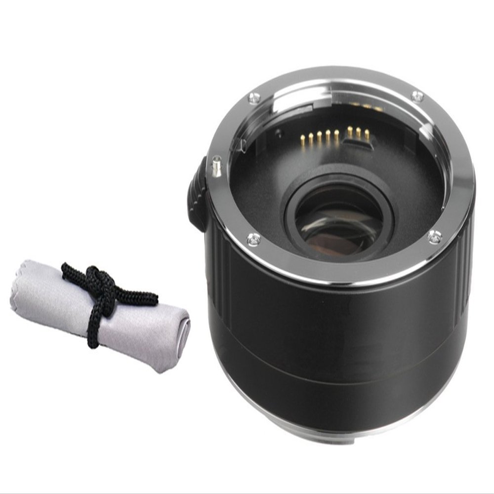 Vivitar Canon EF 40mm f/2.8 STM USM 2X Teleconverter (4 Elements) + Nwv Direct Microfiber Cleaning Cloth.