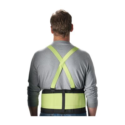 PIP 290-550XL High Visibility Lime Yellow Back Support Belt